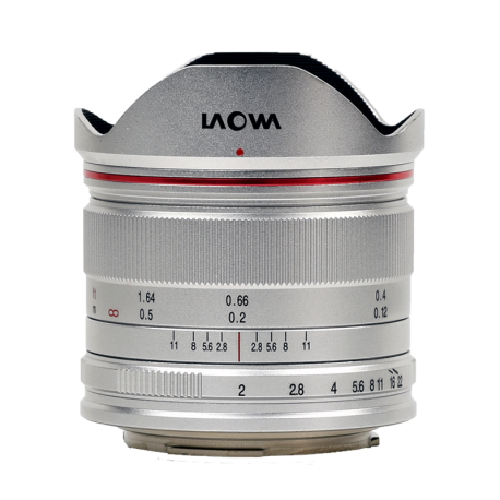 Laowa 7,5 mm f/2 pro MFT stříbrná + dárek UV filtr zdarma